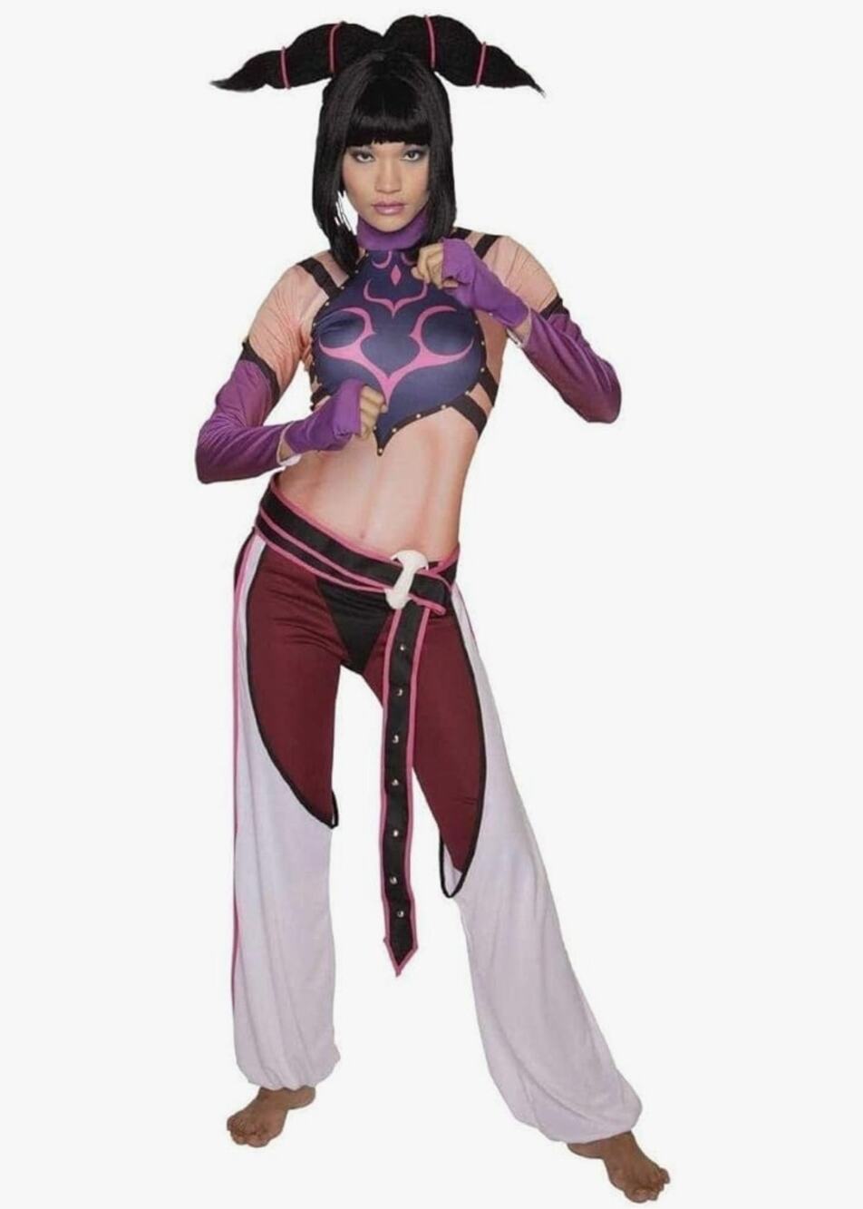 New Paper Magic Group Super Street Fighter Juri Halloween Costume Adult Womens M